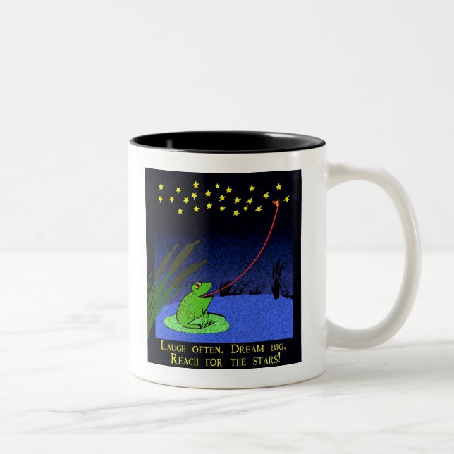 Reichweite für die Sterne Zweifarbige Tasse (Rechts)