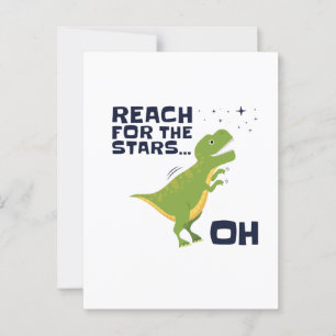 Reichweite für die Sternenhimmel T-Rex Kurze Waffe Postkarte