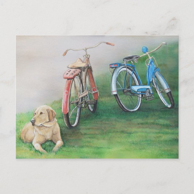 Reics Original Chien Art Carte postale (Devant)