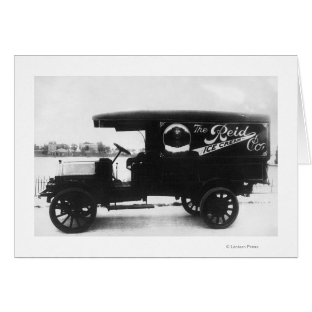 Reid Ice Cream Company Truck (Vorderseite (Horizontal))