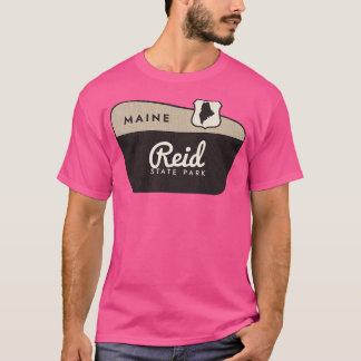 Reid State Park Maine Willkommensschild T-Shirt