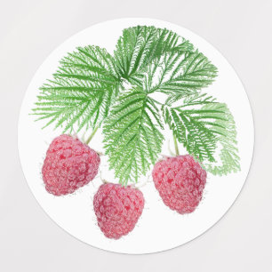 Reif, Beeren, Himbeeren Etiketten