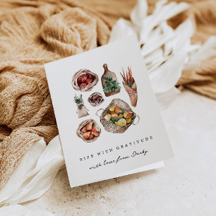 "Reif mit Dankbarkeit" Wochenmarkt Dankeskarte