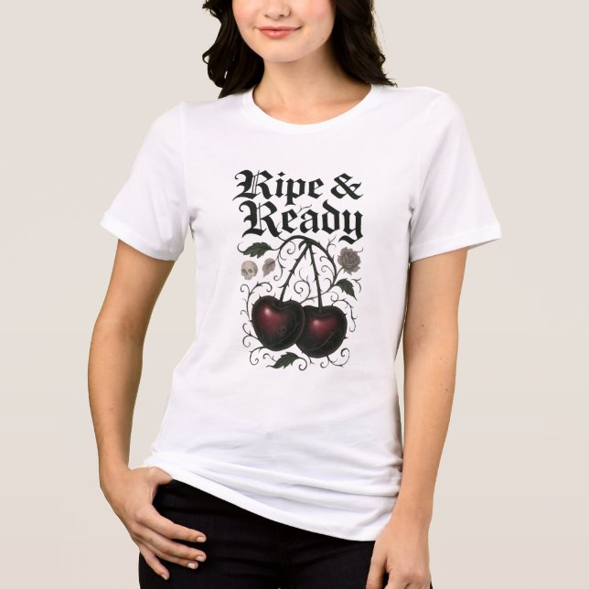 Reif- und Fertigkernen Gothic Graphic Tri-Blend Shirt (Vorderseite)