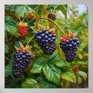 Reife BlackBerry gegen Bush Poster
