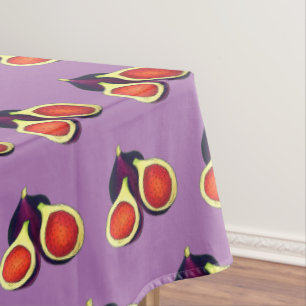 Reife Summer Turkish Figs Mission Fig Tree Lila Tischdecke