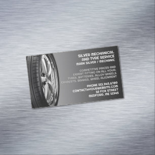 Reifen Autoreparatur Magnetische Visitenkarte