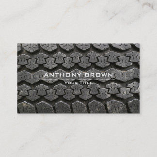 Reifen-Montage und balancierende Visitenkarte