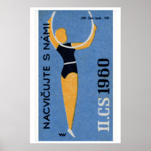 Reifen-Tänzer - Streichholzschachtel-Druck - Tsche Poster