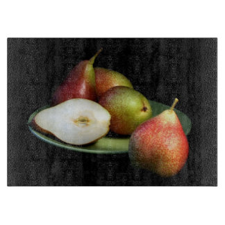 Reifes, luscious Birnenglasschneidenbrett Schneidebrett