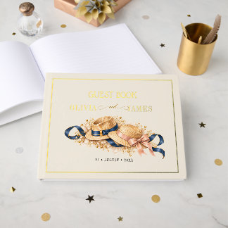 Reifes Paar Vintage Casual Intime Hochzeit Gästebuch