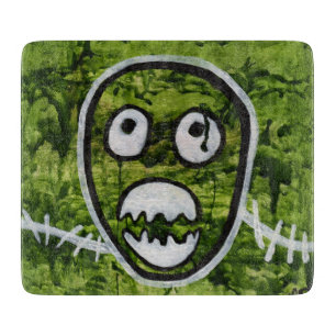 Reifes Peter-Schädel-Monster Orig Schneidebrett