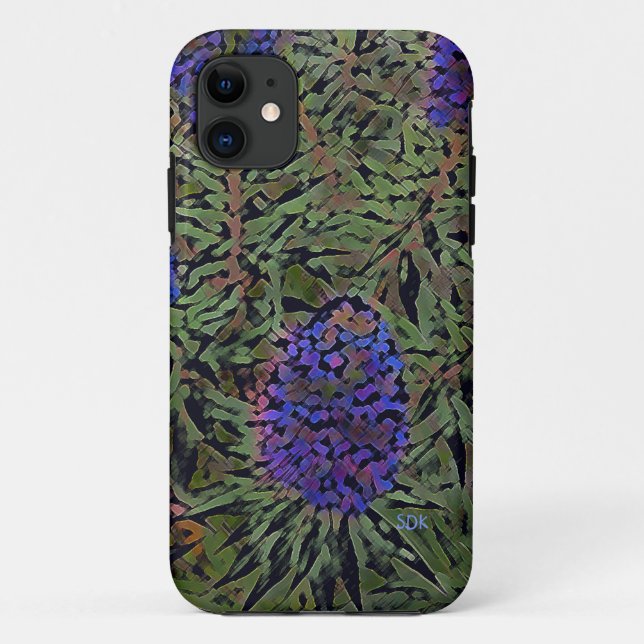 Reihe der Lavendel Case-Mate iPhone Hülle (Rückseite)