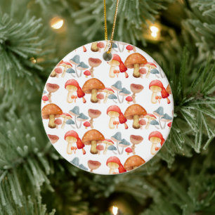 Reihe der Niedlichen Pilzfungi Lover Mykologie Keramik Ornament