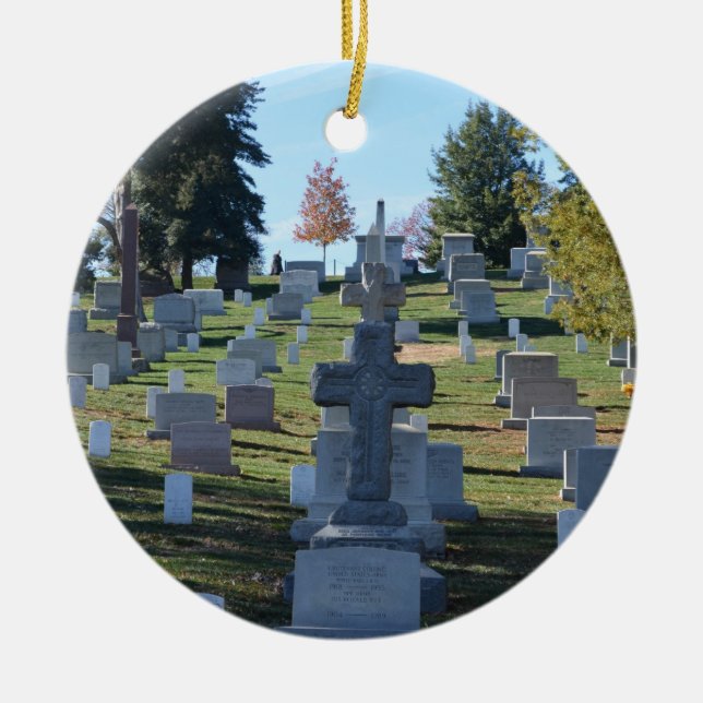 Reihe der Quergrundsteine, Arlington Keramikornament (Vorne)