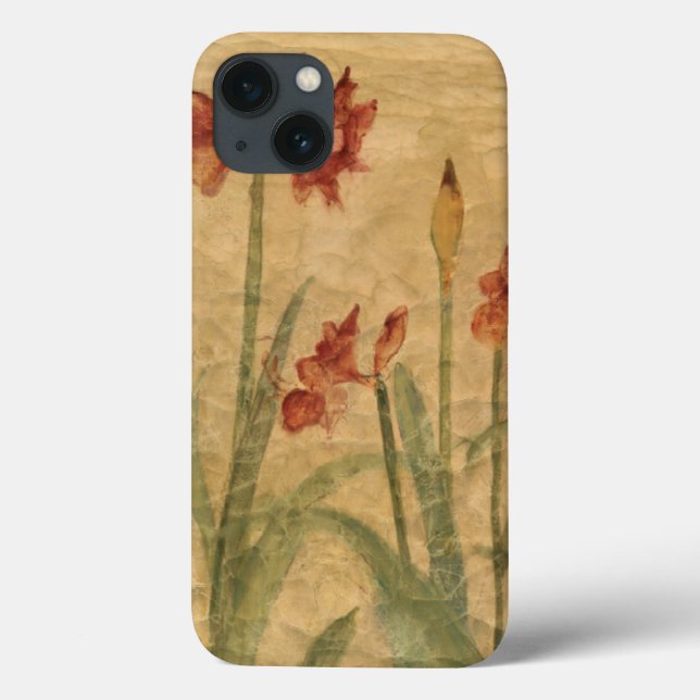 Reihe der roten Amaryllis Case-Mate iPhone Hülle (Rückseite)