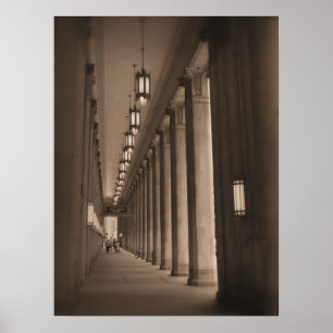Reihe der Säulen - bürgerliches Opernhaus - Poster