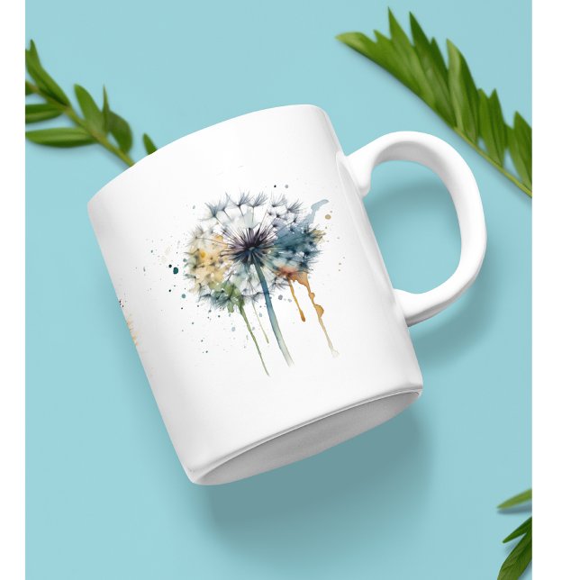 Reihe farbenfroher Aquarellleuchter Kaffeetasse (Von Creator hochgeladen)