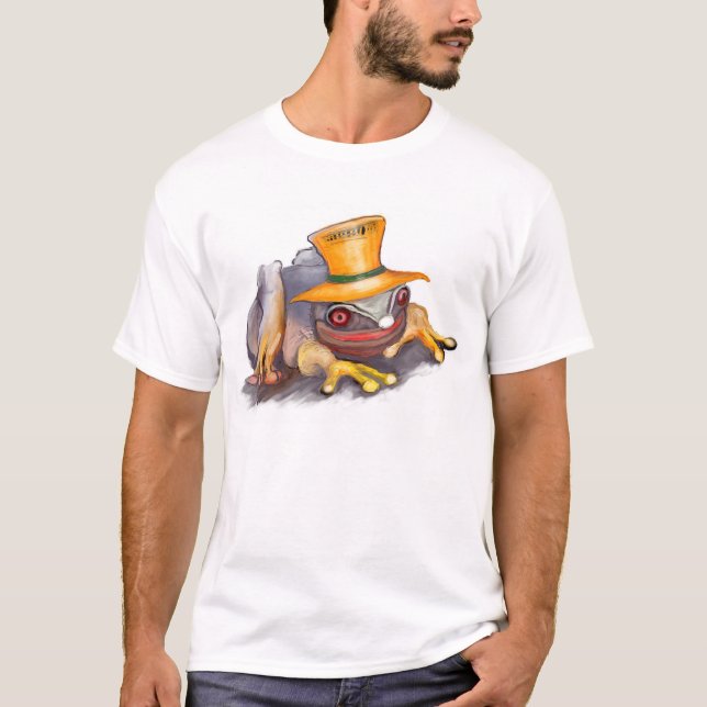 Reihe glückliche Tiere "4" T-Shirt (Vorderseite)