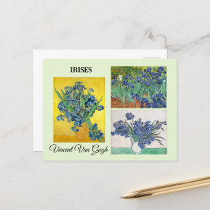 Reihe Iris von Vincent Van Gogh Postkarte