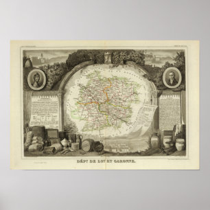 Reihe und Garonne Poster