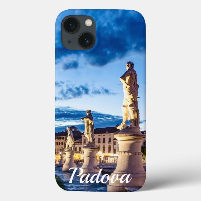 Reihe von illuminierten Statuen in Padova Case-Mate iPhone Hülle (Rückseite)