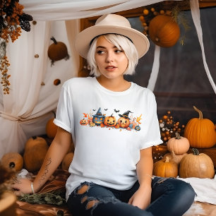 Reihe von Kürbissen T-Shirt