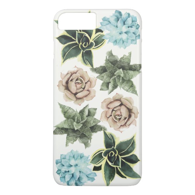 Reihe von Sukkulenten Case-Mate iPhone Hülle (Rückseite)