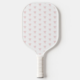 Reihen der Bögen in Rosa Pickleball Schläger