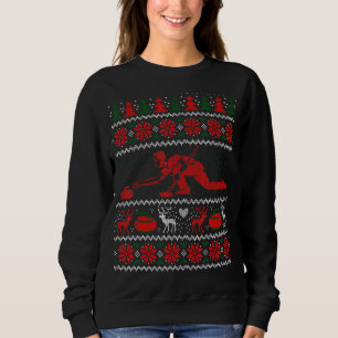 Reihen des Curling Stones Curler & Curling Teams Sweatshirt