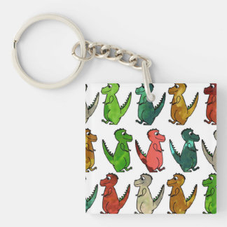 Reihen des T-Rex-Acryl-Schlüsselanhängers Schlüsselanhänger