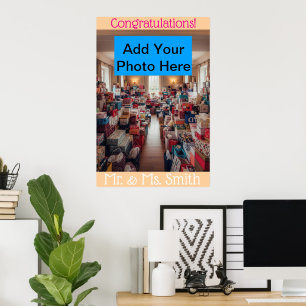 Reihen von Hochzeitsgeschenken Poster