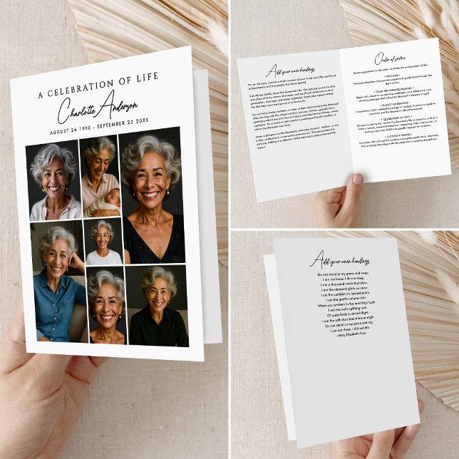 Reihenfolge der Dienstverpflichtung 7-Foto-Gedenkf Programm (Von Creator hochgeladen)