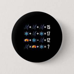 Reihenfolge der mathematischen Operationen Skifahr Button