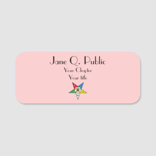 Reihenfolge der OES Pink Custom Namensschild