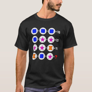 Reihenfolge der Operationen Mathe Quiz Spiel Lehre T-Shirt