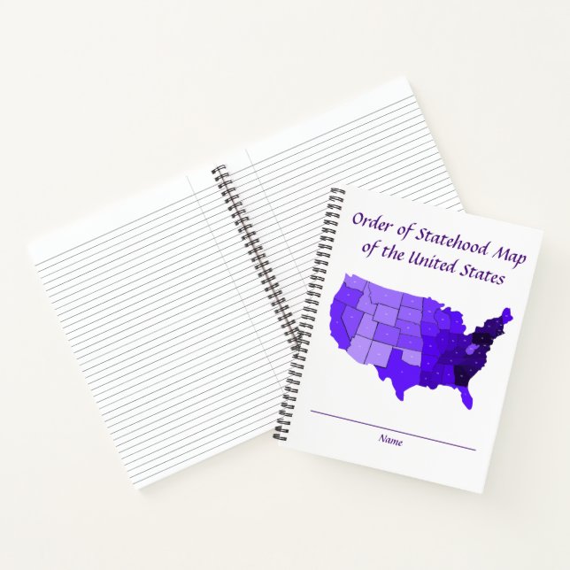 Reihenfolge der Staatskarte für die Notebooks der  Notizbuch (Innenseite)