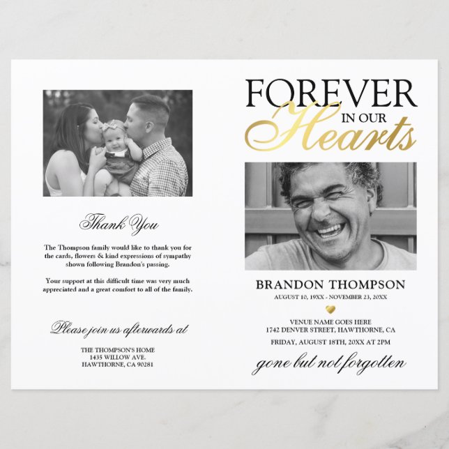 Reihenfolge des Service-Foto-Programms (Vorderseite)