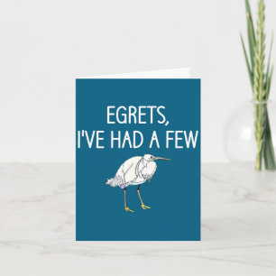 Reiher hatte ich ein paar, Vogel, Wortspiele, Lust Karte
