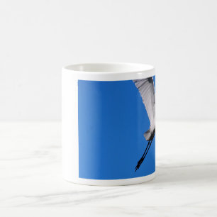 Reiher im Flug Kaffeetasse