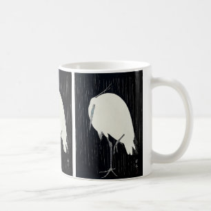 Reiher im Regen von Ohara Koson Kaffeetasse