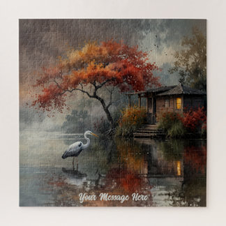 Reiher-Wandkunst