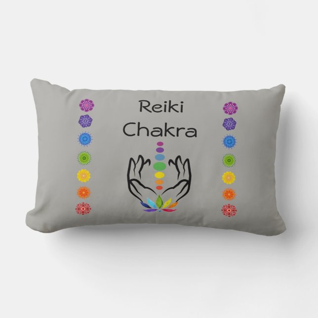 Reiki/Chakra Lendenkissen (Vorderseite)