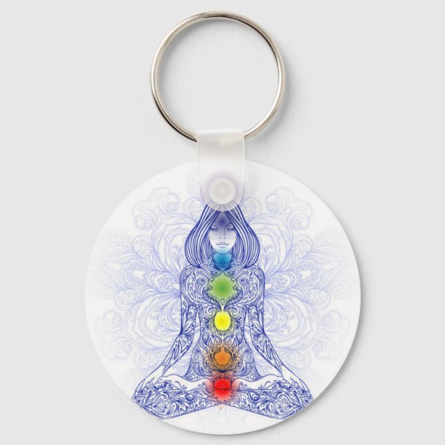 Reiki/Chakra Schlüsselanhänger (Vorderseite)