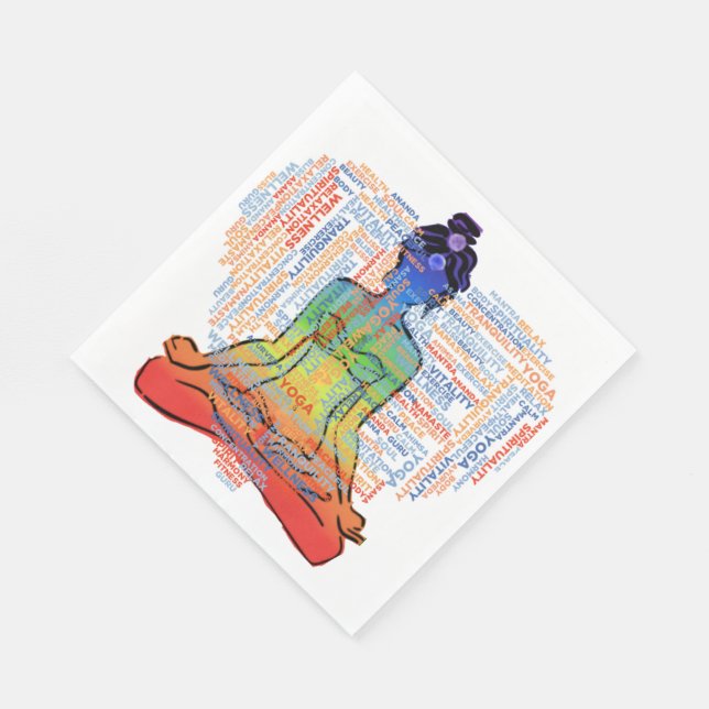 Reiki/Chakra Serviette (Ecke)