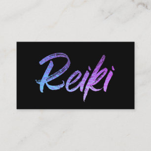 *~* Reiki Energie-Heiler-Praktiker oder Meister Visitenkarte