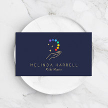 Reiki für Heilhandlogo, Massagetherapie Dunkelblau