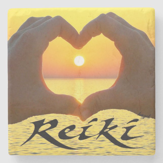 Reiki Geschenke, Reiki Steinuntersetzer (Vorderseite)
