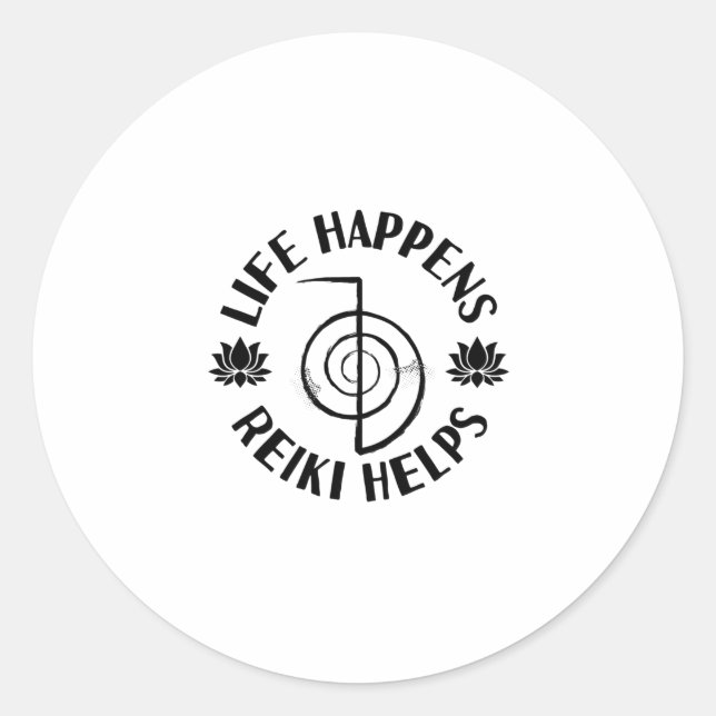 Reiki Gift Ideas | Reiki Master Spiritualität Runder Aufkleber (Vorderseite)