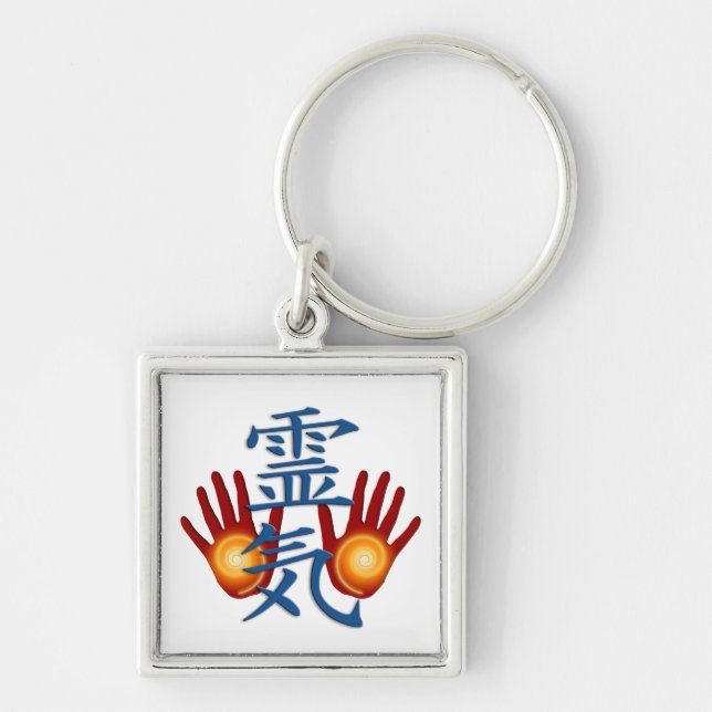 Reiki Hands Schlüsselanhänger (Vorne)